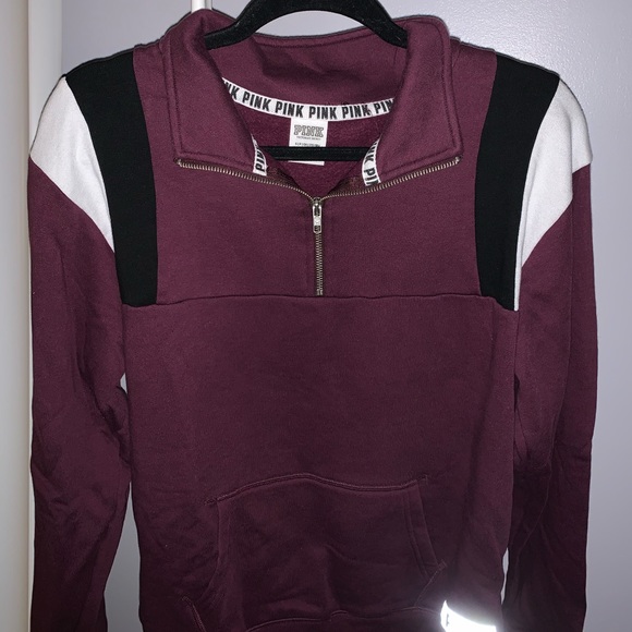 PINK Victoria's Secret Tops - Victoria’s Secret PINK Half Zip